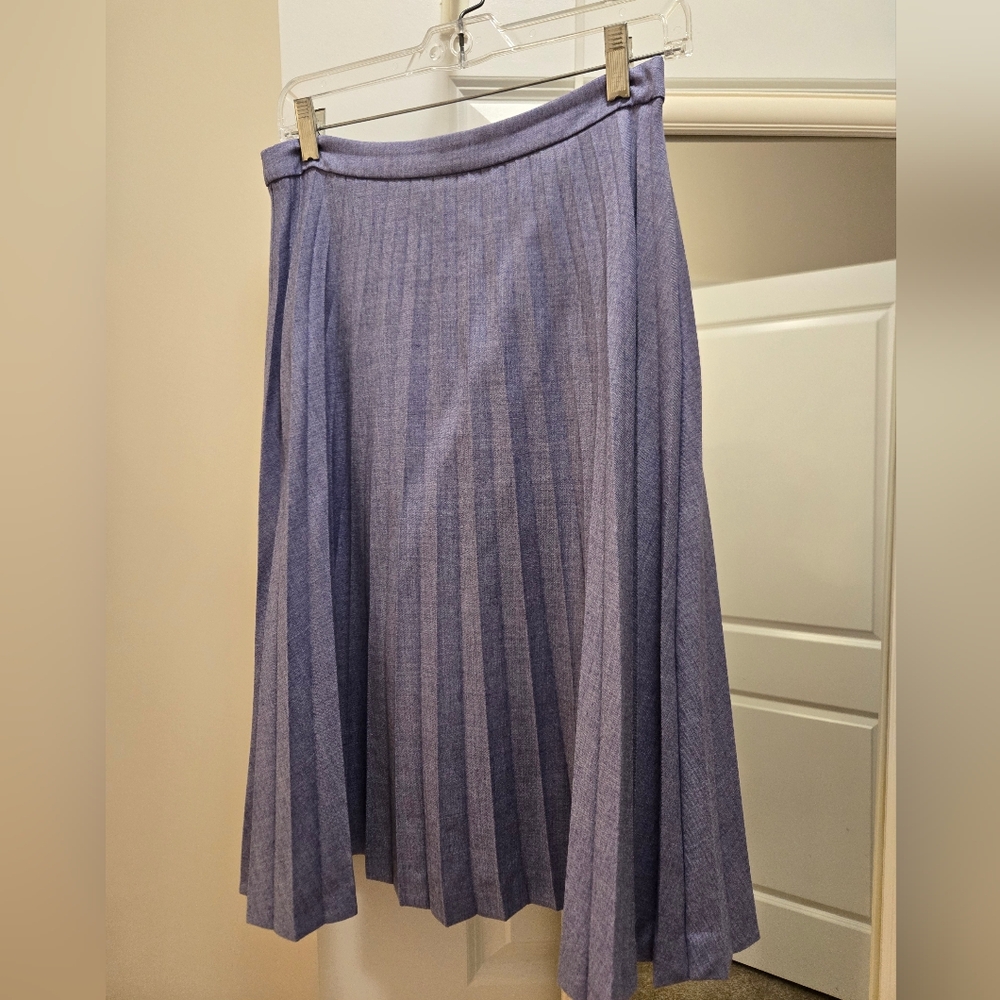 J.Crew Wool Blend Midi Skirt, Size 4, Lavender